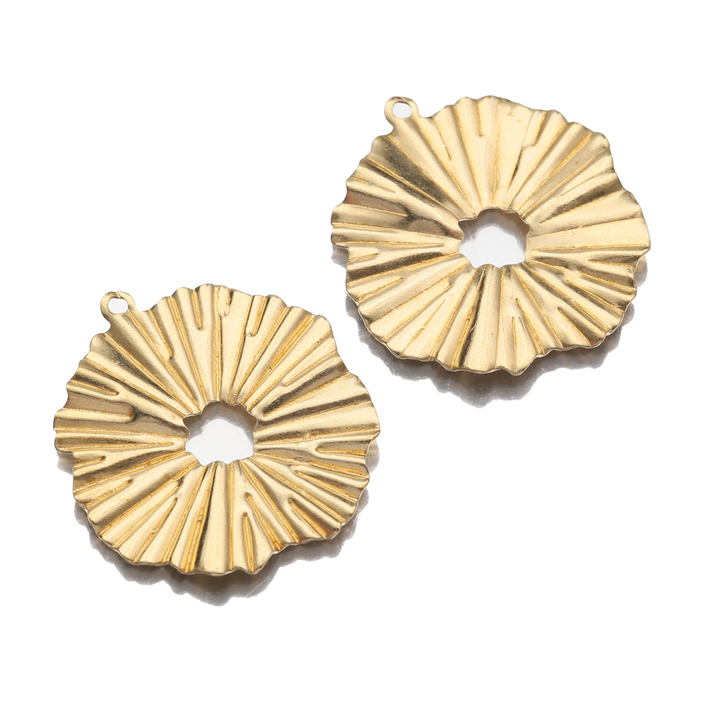 Ethnic Fashion Jewellery - Латунные подвески в виде подсолнухов, висячие