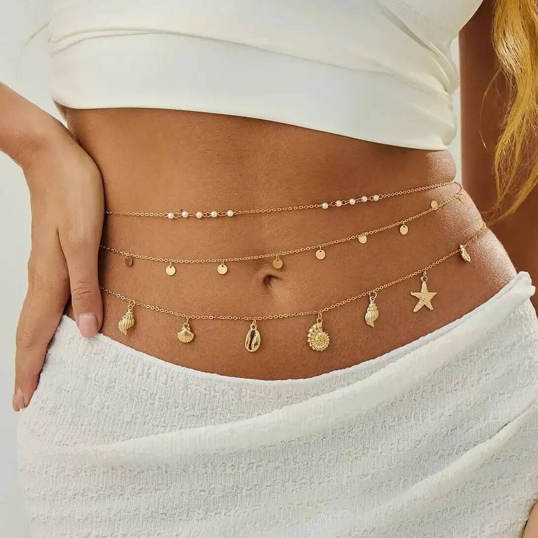 Ethnic Fashion Jewellery - IngeSight.Z 3 шт./компл. Boho морская звезда