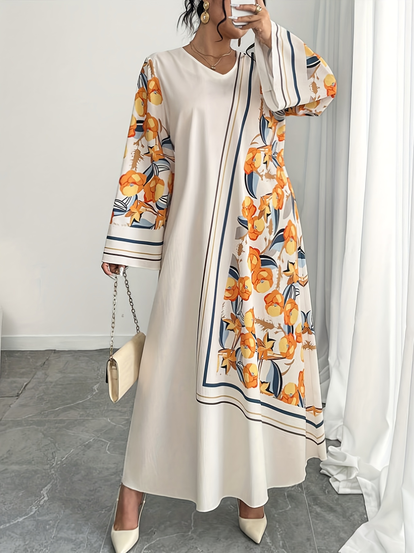Ethnic Fashion Clothing - Модное женское платье-роба больших размеров в