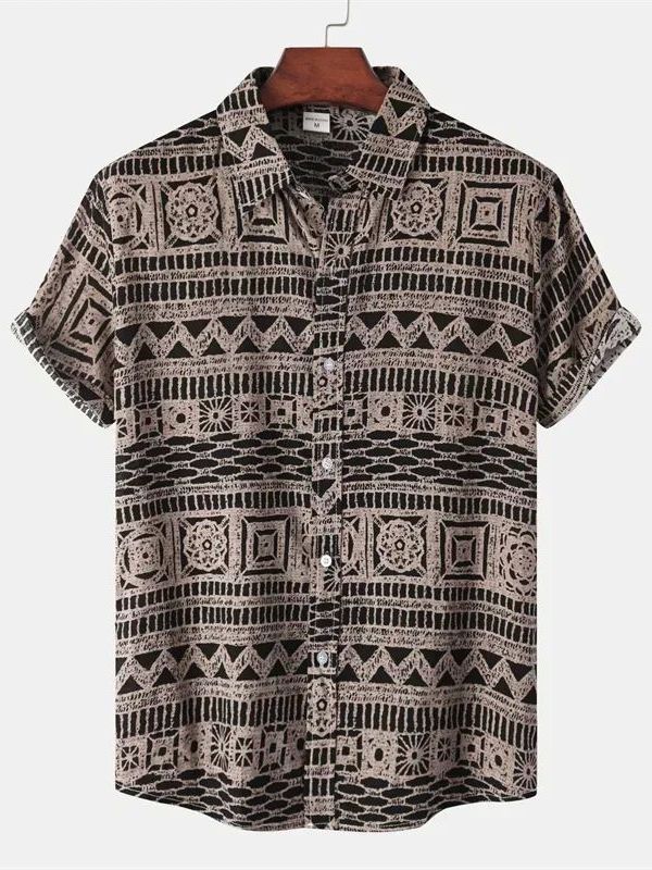 Мужская рубашка с коротким рук – обзор и цена Urban Ethnic Fashion