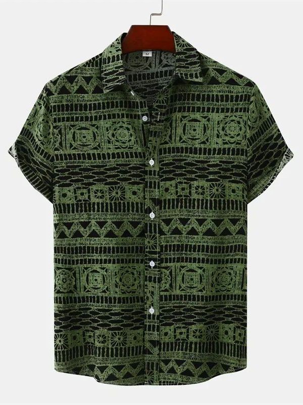 Мужская рубашка с коротким рук – обзор и цена Urban Ethnic Fashion