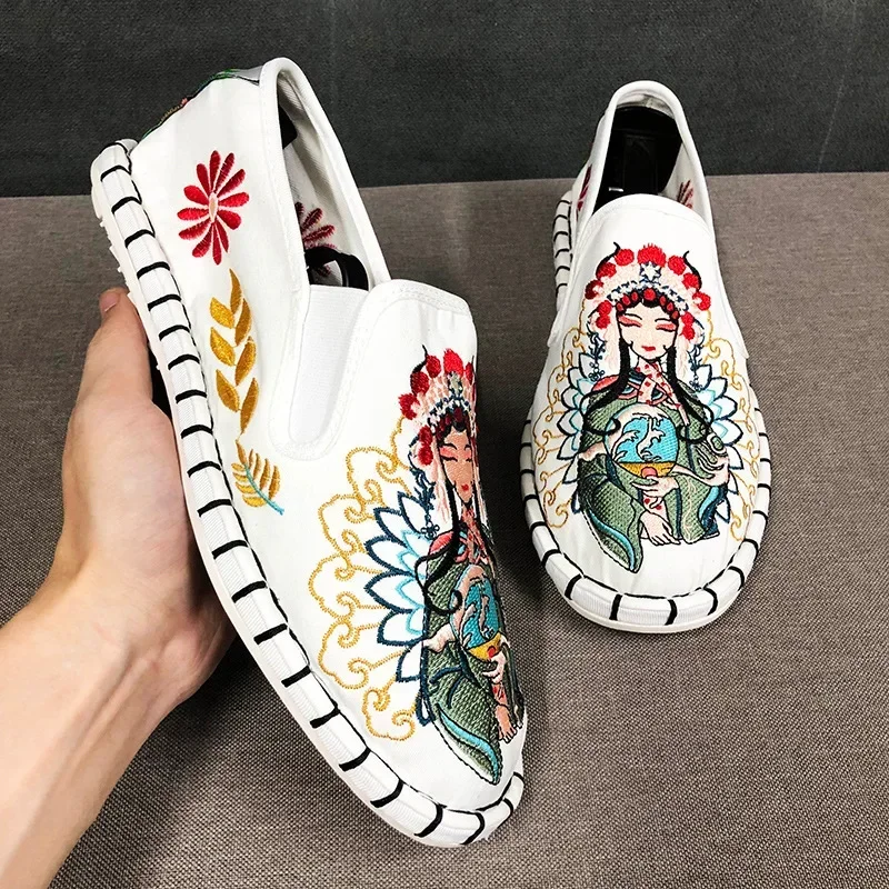 Женские холщовые туфли, лоферы – обзор и цена Ethnic Fashion Men
